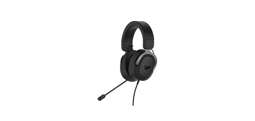 ASUS TUF Gaming H3 Auricolare Cablato A Padiglione Nero, Grigio