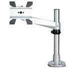 StarTech.com Desk Mount Monitor Arm - VESA or Apple iMac/Thunderbolt or Ultrawide Display up to 14kg - Articulating Height Adjustable Single Desktop Monitor Pole Mount - Clamp/Grommet
