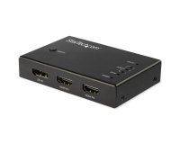 StarTech.com Switch Conmutador de Vídeo HDMI de 4 Puertos - 3x HDMI y 1x DisplayPort - 4K 60Hz
