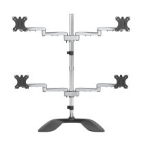 startechcom base soporte de escritorio para 4 monitores de hasta 32 8kg - articulado - en acero y aluminio