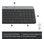 Logitech MK470 Kit Mouse e Tastiera Wireless