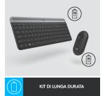 Logitech MK470 Kit Mouse e Tastiera Wireless