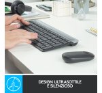 Logitech MK470 Kit Mouse e Tastiera Wireless