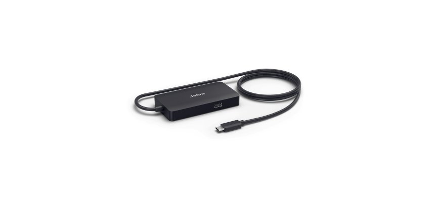 Jabra 14207-58 hub di interfaccia USB 3.2 Gen 1 (3.1 Gen 1) Type-C Nero