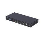 StarTech.com Switch KVM DisplayPort 2 Ports avec Matrice Vidéo Double Vue, 4K 60Hz, Hub 4x Ports USB, Commutateur KVM, Commutation par Touche de Raccourci, Matrice KVM DP 1.2, Conforme TAA