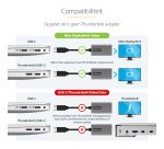 StarTech.com USB C naar Mini DisplayPort Adapter - 4K 60Hz USB-C naar mDP Adapter Dongle - USB Type-C naar Mini DP Monitor - Video Converter - Werkt met Thunderbolt 3 - 30cm lange aangesloten hostkabel - Verbeterde versie van CDP2MDP