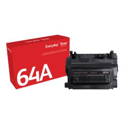 Everyday El tóner ™ Negro de Xerox es compatible con HP 64A (CC364A), Capacidad estándar