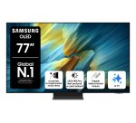 Samsung OLED AI TV 77" QE77S95FATXZT 4K, Processore NQ4 AI Gen3, 4K AI Upscaling Pro, Glare Free, OLED HDR Pro, Dolby Atmos & OTS+, Infinity One Design, Vision AI Smart TV, 2025