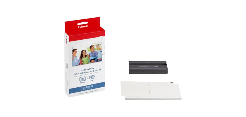 Canon KP 36IP Pack cartouche couleur + papier photo pour imprimante jet d'encre Selphy