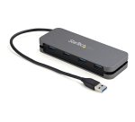 StarTech.com HB30AM4AB Schnittstellen-Hub USB 3.2 Gen 1 (3.1 Gen 1) Type-A 5000 Mbit/s Schwarz, Grau