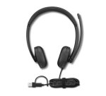 Lenovo VoIP Headset 5000 Auriculares Alámbrico Diadema Oficina/Centro de llamadas USB Tipo C Negro