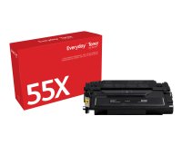Everyday El tóner ™ Negro de Xerox es compatible con HP 55X (CE255X), Capacidad alta