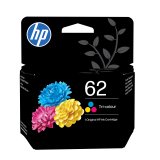 HP 62 cartouche d'encre trois couleurs authentique