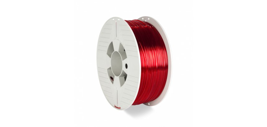 Verbatim 55054 matériel d'impression 3D PETg (polyéthylène téréphtalate glycolisé) Rouge, Transparent 1 kg