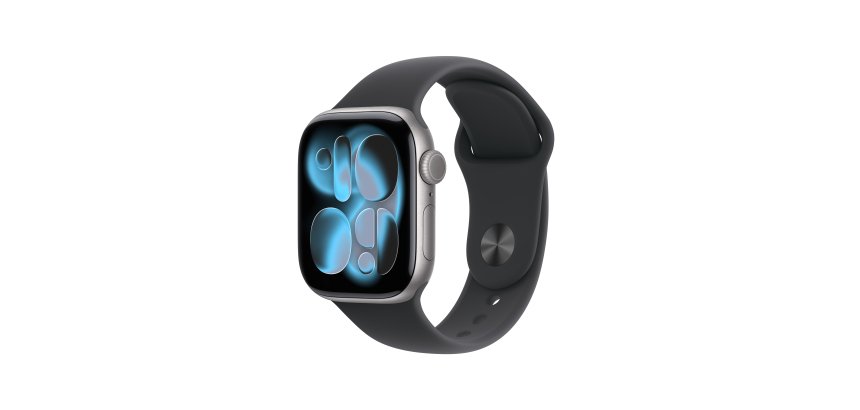 Apple Watch Series 11 OLED 42 mm Numérique 374 x 446 pixels Écran tactile Gris Wifi GPS (satellite)