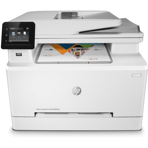 HP Color LaserJet Pro Imprimante multifonction M283fdw, Couleur, Imprimante pour Impression, copie, scan, fax, Impression USB en façade; Numérisation vers e-mail; Impression recto-verso; Chargeur automatique de documents déroulé de 50 feuilles