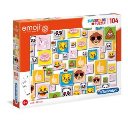 Clementoni Emoji Jigsaw puzzle 104 pc(s) Humor