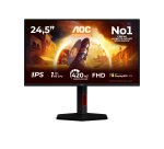AOC G4 25G4KUR computer monitor 62.2 cm (24.5") 1920 x 1080 pixels Full HD LED Black, Red