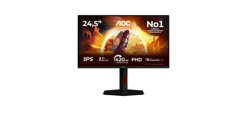AOC G4 25G4KUR computer monitor 62.2 cm (24.5") 1920 x 1080 pixels Full HD LED Black, Red