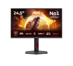 AOC G4 Q25G4SR pantalla para PC 62,2 cm (24.5") 2560 x 1440 Pixeles Quad HD LED Negro, Rojo