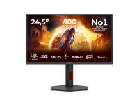 AOC G4 Q25G4SR écran plat de PC 62,2 cm (24.5") 2560 x 1440 pixels Quad HD LED Noir, Rouge
