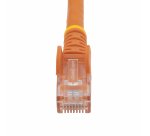 StarTech.com Câble réseau Cat6 Gigabit UTP sans crochet de 3m - Cordon Ethernet RJ45 anti-accroc - M/M - Orange
