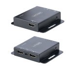 StarTech.com Extendeur HDMI 4K sur Câble Ethernet CAT6/CAT5, Extendeur Vidéo 4K 30Hz ou 1080p 60Hz, Câble HDMI sur Ethernet, Kit Émetteur et Récepteur HDMI, Télécommande IR