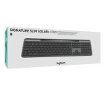Logitech Signature Slim Solar+ K980 keyboard Universal RF Wireless + Bluetooth QWERTY Italian Graphite