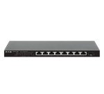 Eaton NG8POE-M2 commutateur réseau Non-géré Gigabit Ethernet (10/100/1000) Connexion Ethernet, supportant l'alimentation via ce port (PoE) Montage sur le bureau ou sur le mur Noir