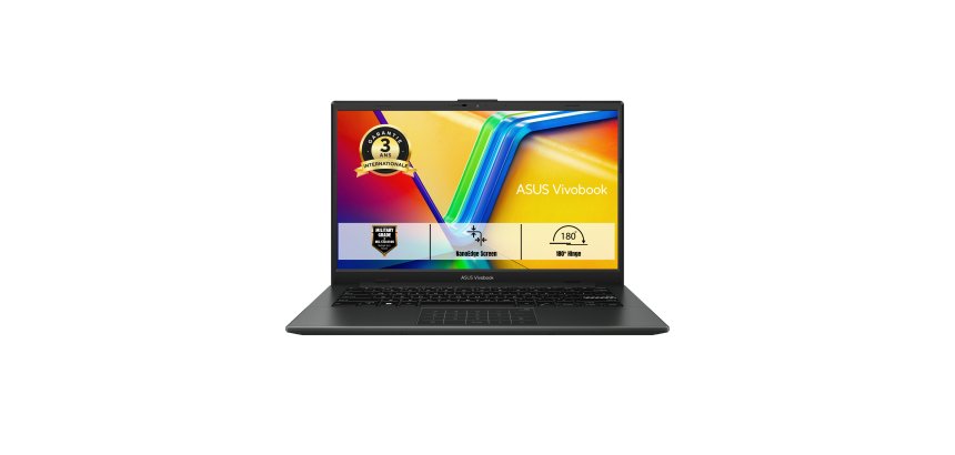 ASUS Vivobook Go 14 E1404TA-DICEB117WS Intel® N N150 Ordinateur portable 35,6 cm (14") Full HD 8 Go LPDDR5-SDRAM 128 Go UFS Wi-Fi 6 (802.11ax) Windows 11 Home Noir