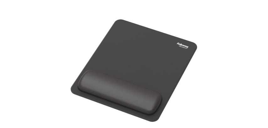 Tapis souris fellowes breyta repose-poignets coloris noir