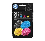 HP 932 Black/933 Cyan/Magenta/Yellow 4-pack Original Inks