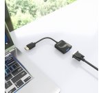 AISENS Conversor HDMI a SVGA, HDMI A/M-SVGA/H, Negro, 15?m