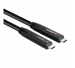 Lindy Câble Hybride Type C USB 3.2 10Gbit/s, 10m (4 Lanes)
