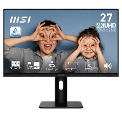 MSI PRO MP273UP E6 Monitor PC 68,6 cm (27") 3840 x 2160 Pixel 4K Ultra HD Nero
