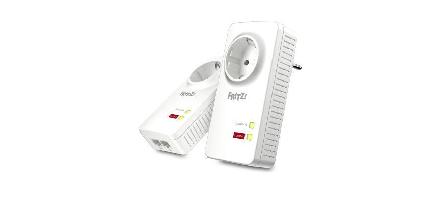 Powerline FRITZ! 1220 Set INT 1200 Mbit/s Collegamento ethernet LAN Bianco 2 pz