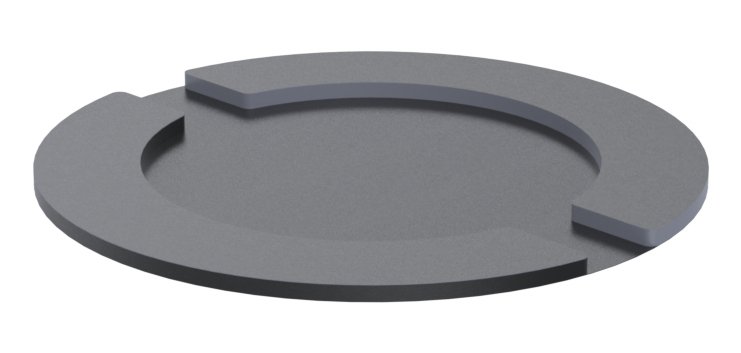 Ergonomic Solutions TabPOS Tablet & mPOS SPA126 accesorio para terminal de punto de venta Gris Plástico