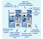 Epson Alarm clock Multipack 3-colour 27 DURABrite Ultra Ink
