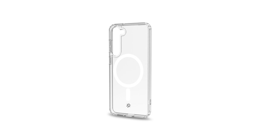 Celly GELSKINMAG1032 custodia per cellulare 15,5 cm (6.1") Cover Trasparente, Bianco