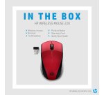 HP Wireless Mouse 220 (Sunset Red)