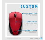 HP Wireless Mouse 220 (Sunset Red)