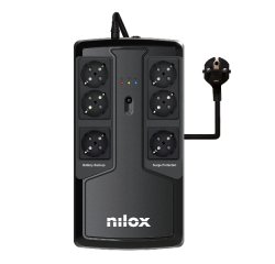 Nilox NXGCLIO8501X5V2 gruppo di continuità (UPS) A linea interattiva 0,85 kVA 595 W 6 presa(e) AC