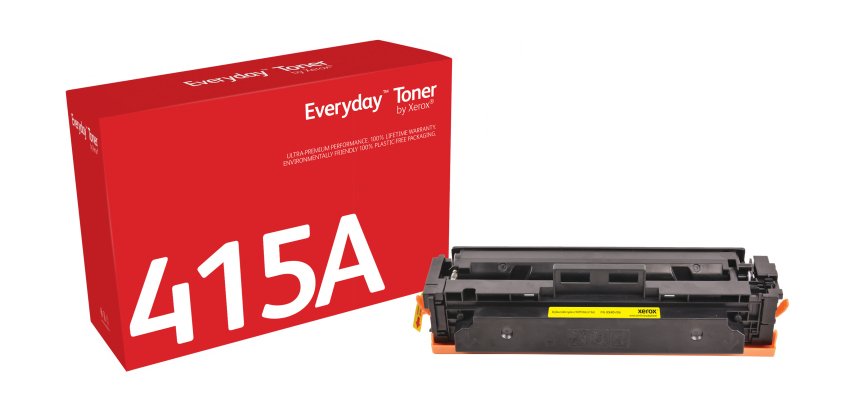 Toner Everyday™ Jaune de Xerox compatible avec HP 415A (W2032A), Capacité standard