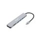 Equip USB-C 7 in 1 Multifunctional Adapter, HDMI 4K/60Hz, USB 3.2 Gen1 x 3 , TF/MICRO SD, 100W USB PD