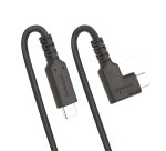 StarTech.com Câble USB-C de 2m, Coudé à Droite, USB 5Gbps, 100W (5A) Power Delivery, 4K 60Hz DP Alt Mode, Cordon USB C Robuste - Compatible Thunderbolt