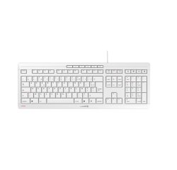 CHERRY STREAM KEYBOARD Clavier filaire, blanc grisé, USB, AZERTY - FR