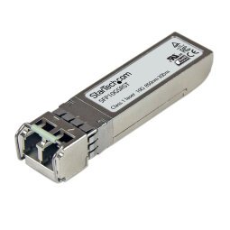 StarTech.com Módulo SFP+ Compatible con Cisco SFP-10G-SR - 10GBASE-SR - Fibra multimodo de 10GbE - SFP+ Ethernet Gigabit 10Gb - LC - 300m - 850nm - Cisco Firepower, ASR9000, C9300 DDM