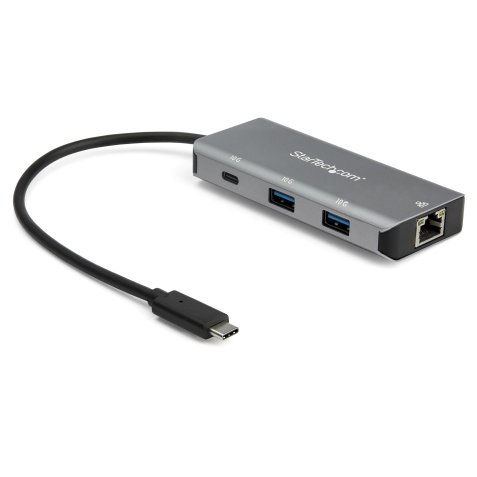 Hub Ladrón USB C con Puerto de Red Ethernet Gigabit RJ45 GbE 