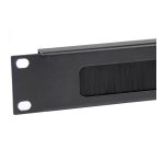 StarTech.com Panneau de Gestion des Câbles à Bande de Brosses Haute Densité 1U, Organiseur de Câbles Horizontal Robuste en Acier pour Centre de Données