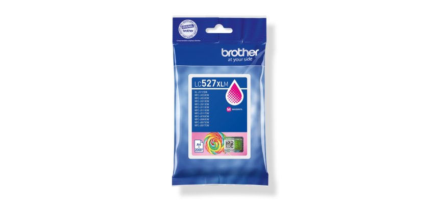 Brother LC527XLM cartuccia d'inchiostro 1 pz Originale Resa elevata (XL) Magenta